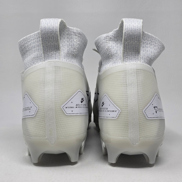 Nike Alpha Menace Elite 3 Football Cleats Pure Platinum CT6648-109 Size 13.5 New - Picture 6 of 10